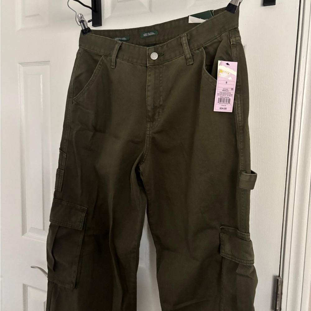 Olive Green Cargo Pants - Picture 8 of 12